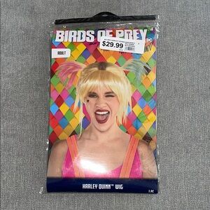 DC Harley Quinn Birds of Prey Adult Wig